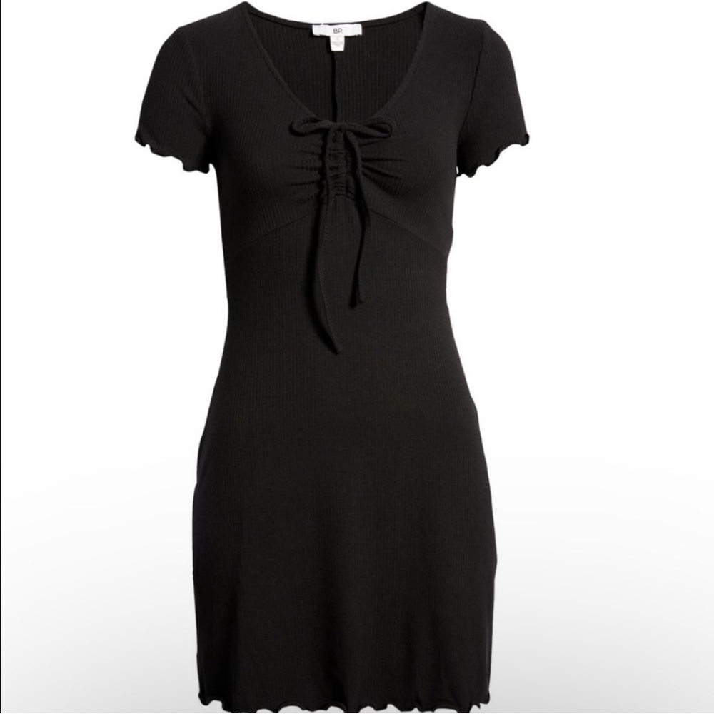 BP Black Tie-Front Dress NWOT